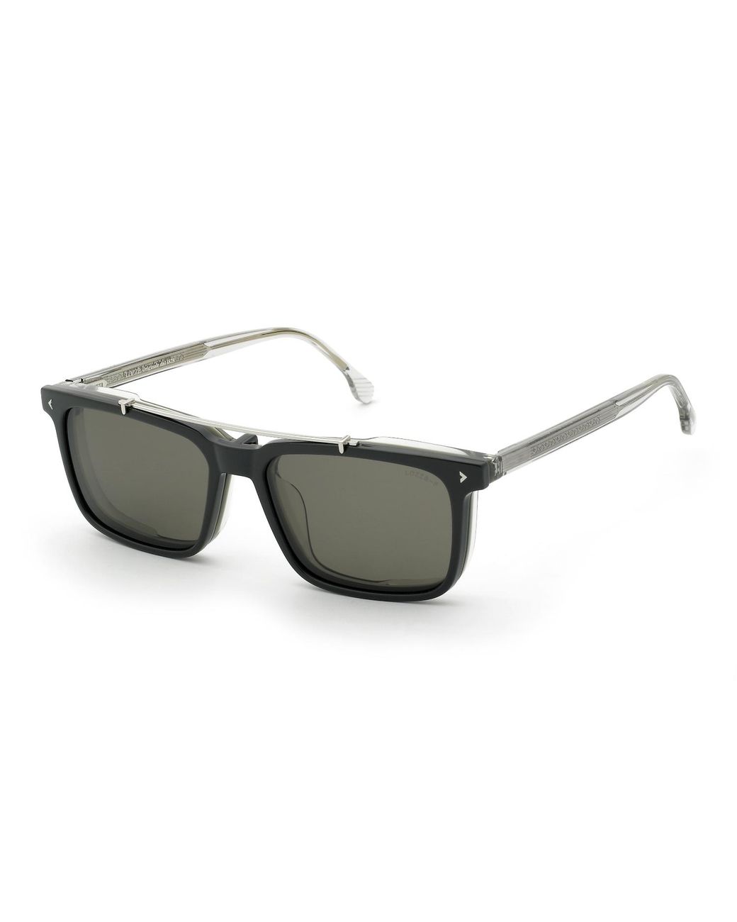 Lozza Black Ul4428 Alghero 2 Actp Optical Frames Acetate Smoke Squared for men