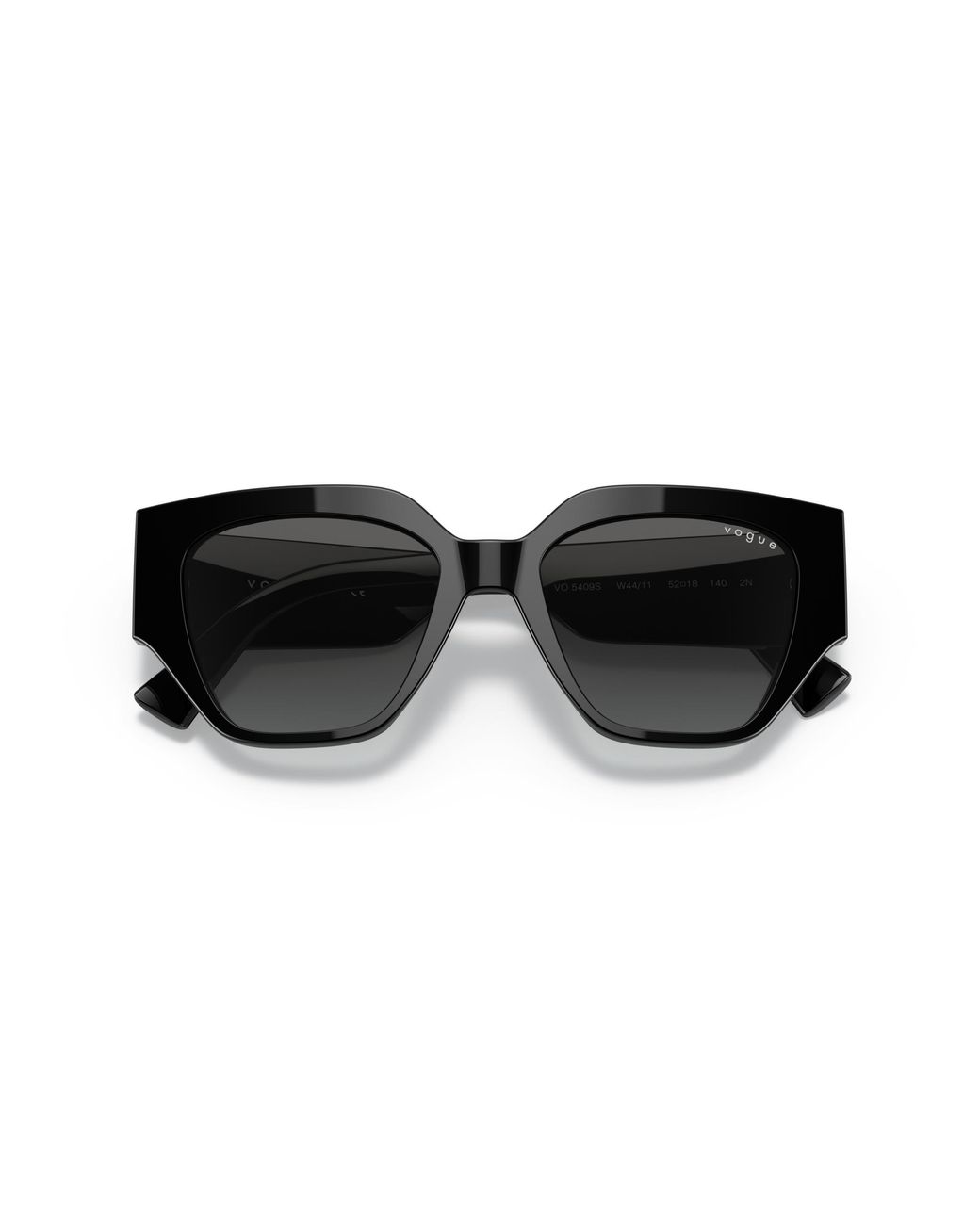 Vogue Eyewear Black Vo5409S W44/11 Sunglasses Acetate Geometric Normal Shaded