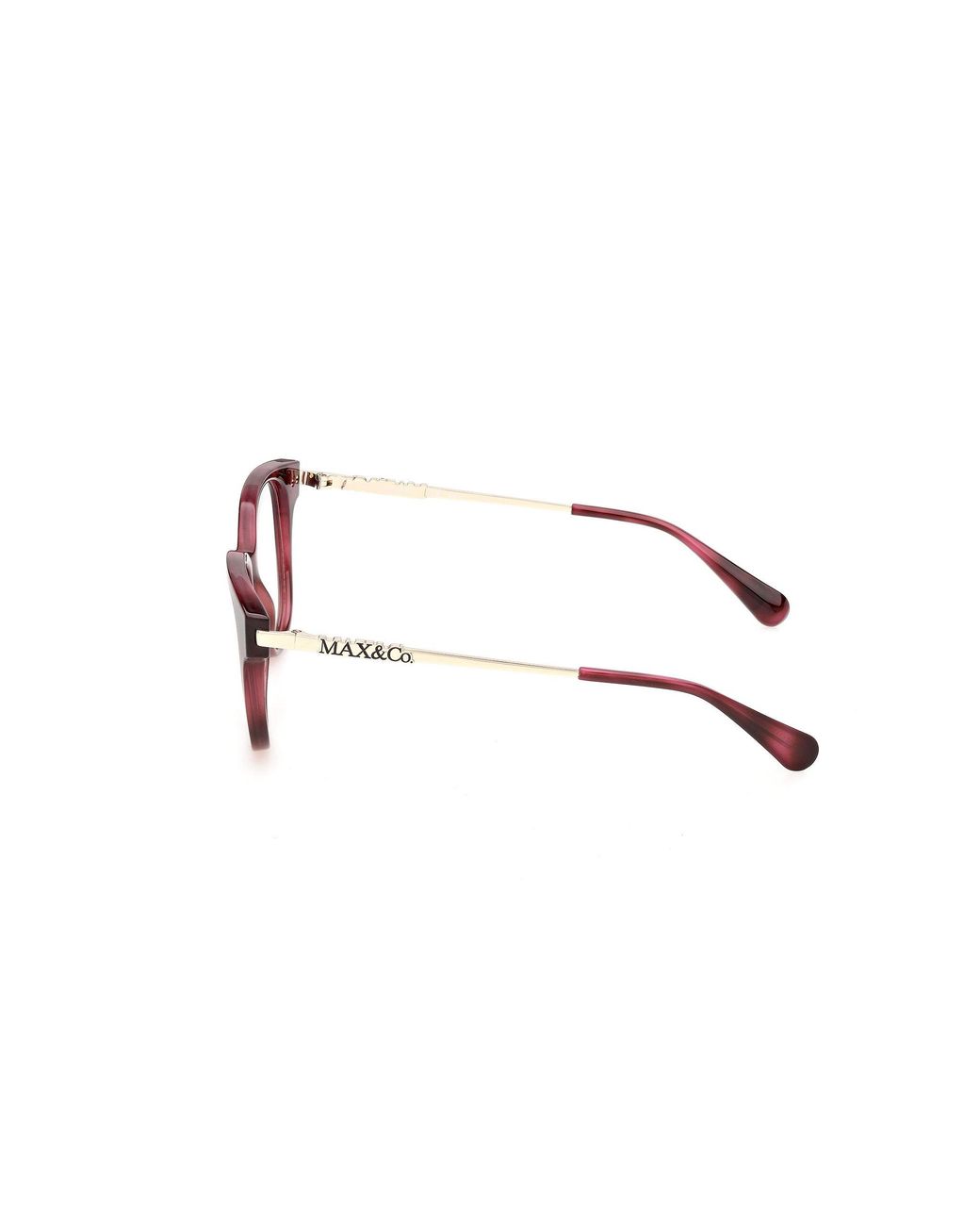 MAX&Co. Black Mo5235 54 Optical Frames Injected Round Normal