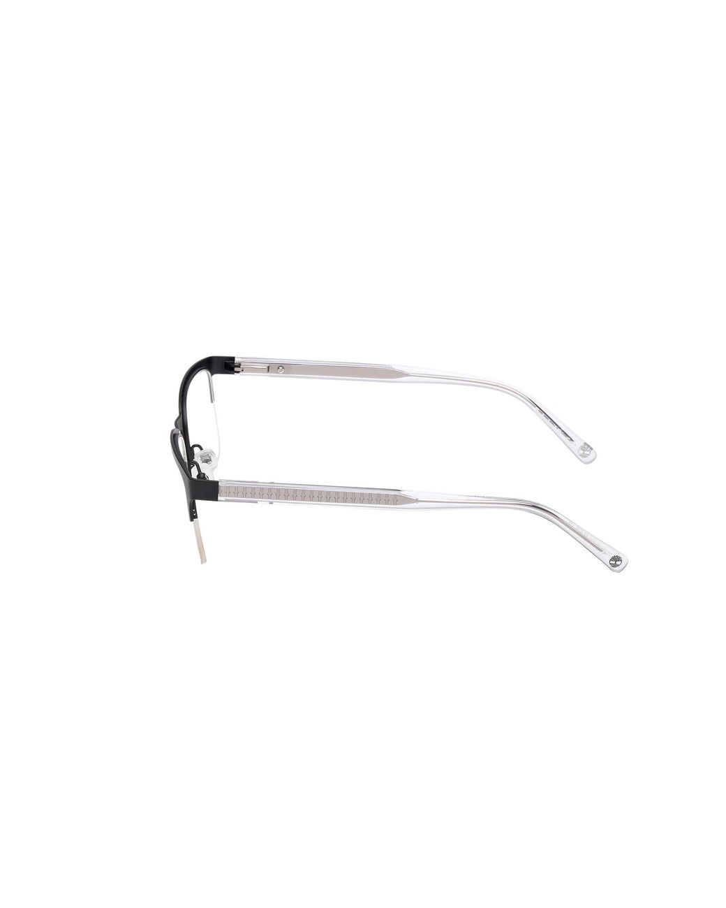 Timberland Black Tb50083 002 Optical Frames Metal Squared Normal for men