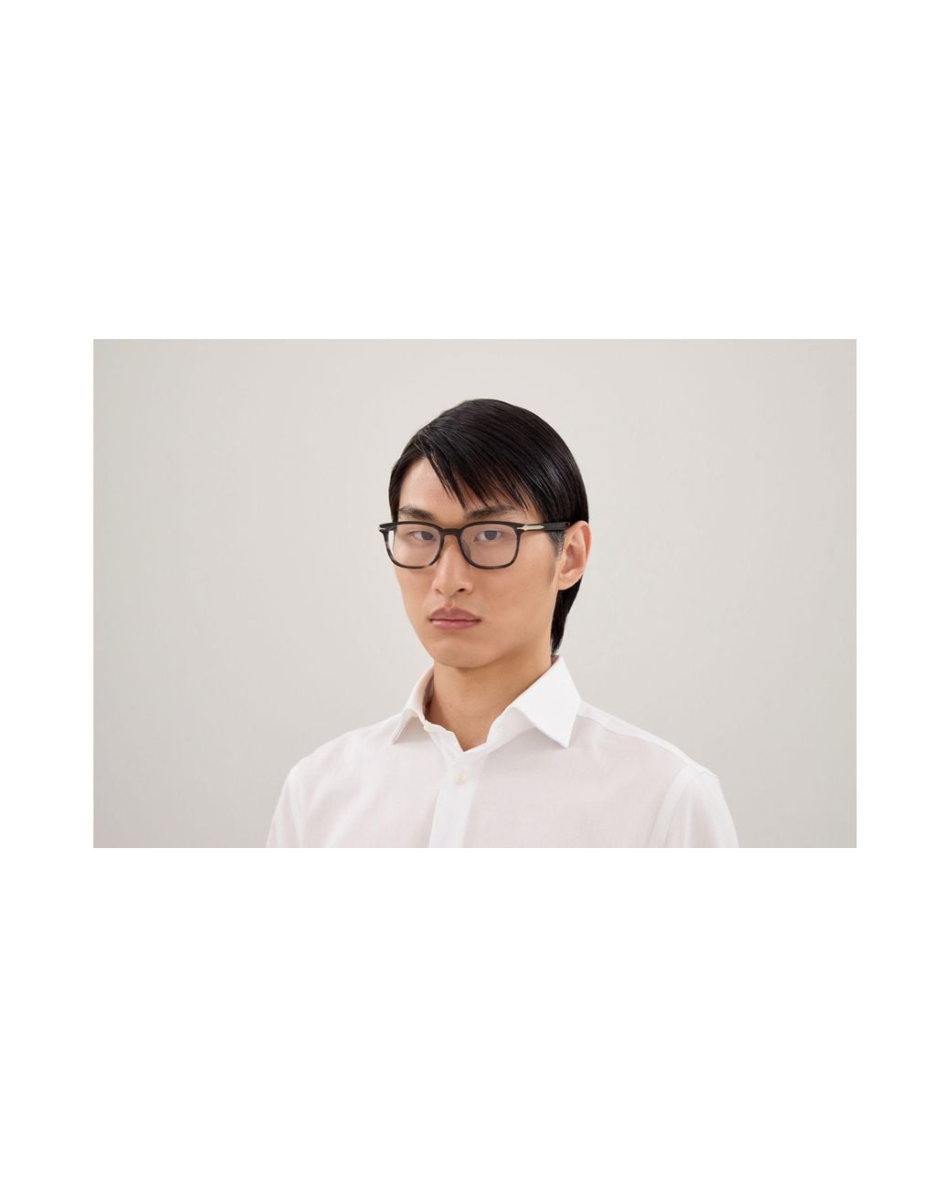 Montblanc Black Mb0519Oa 003 Optical Frames Acetate Transparent Squared for men