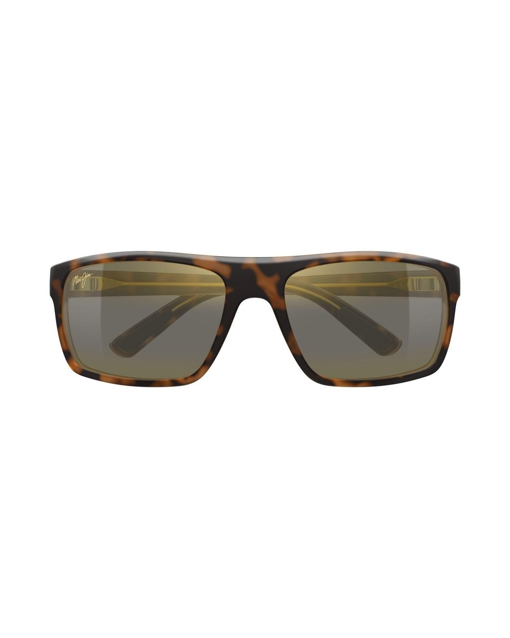 Maui Jim Black Mj0746S 003 Occhiali Da Sole Iniettato Bronzo Squadrata