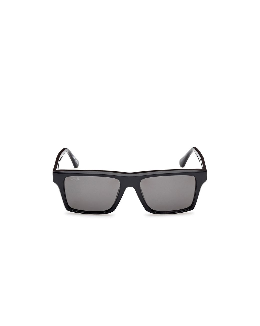 Web Black We0383 05D Sunglasses Acetate Smoke Squared Polarized for men