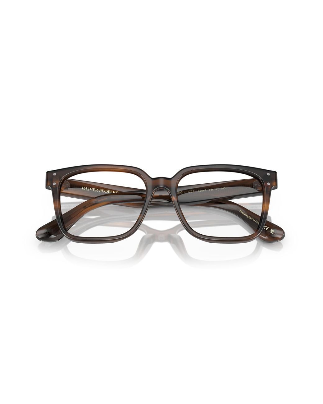 Oliver Peoples Black Ov5502U Parcell 1724 Optical Frames Acetate Transparent Squared Normal