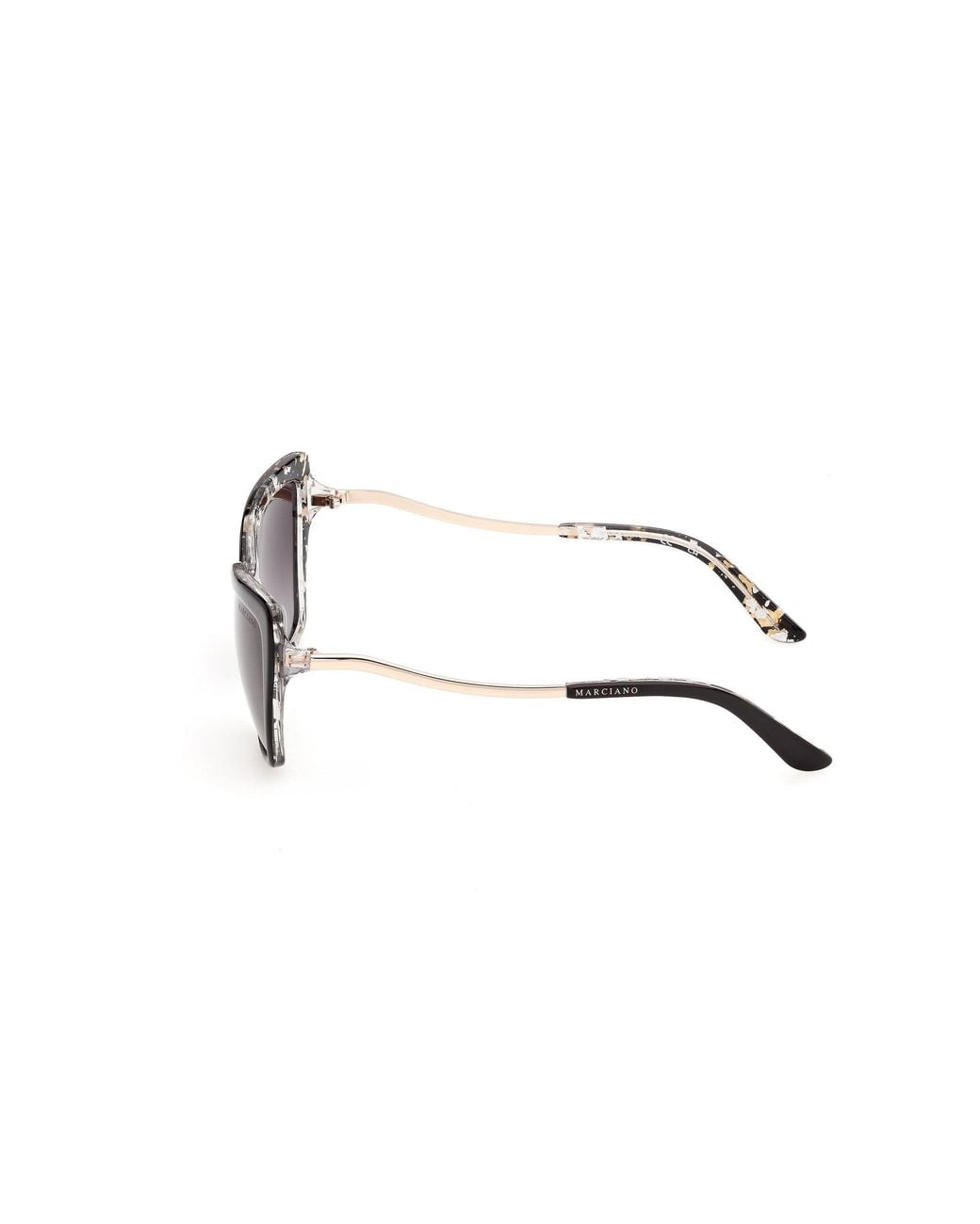 Guess Black Gm00046 01B Sunglasses Acetate Smoke Butterfly Normal