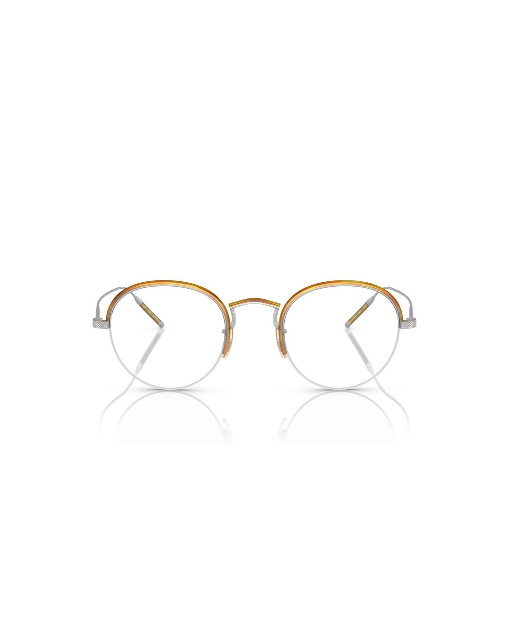 Oliver Peoples Black Ov1290T Tk-6 5036 Optical Frames Titanium Transparent Round Normal