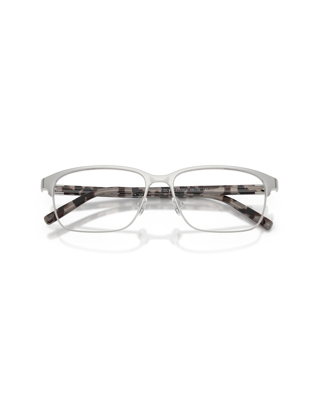 DIESEL Black Dl5014 1001 Optical Frames Metal Transparent Squared Normal