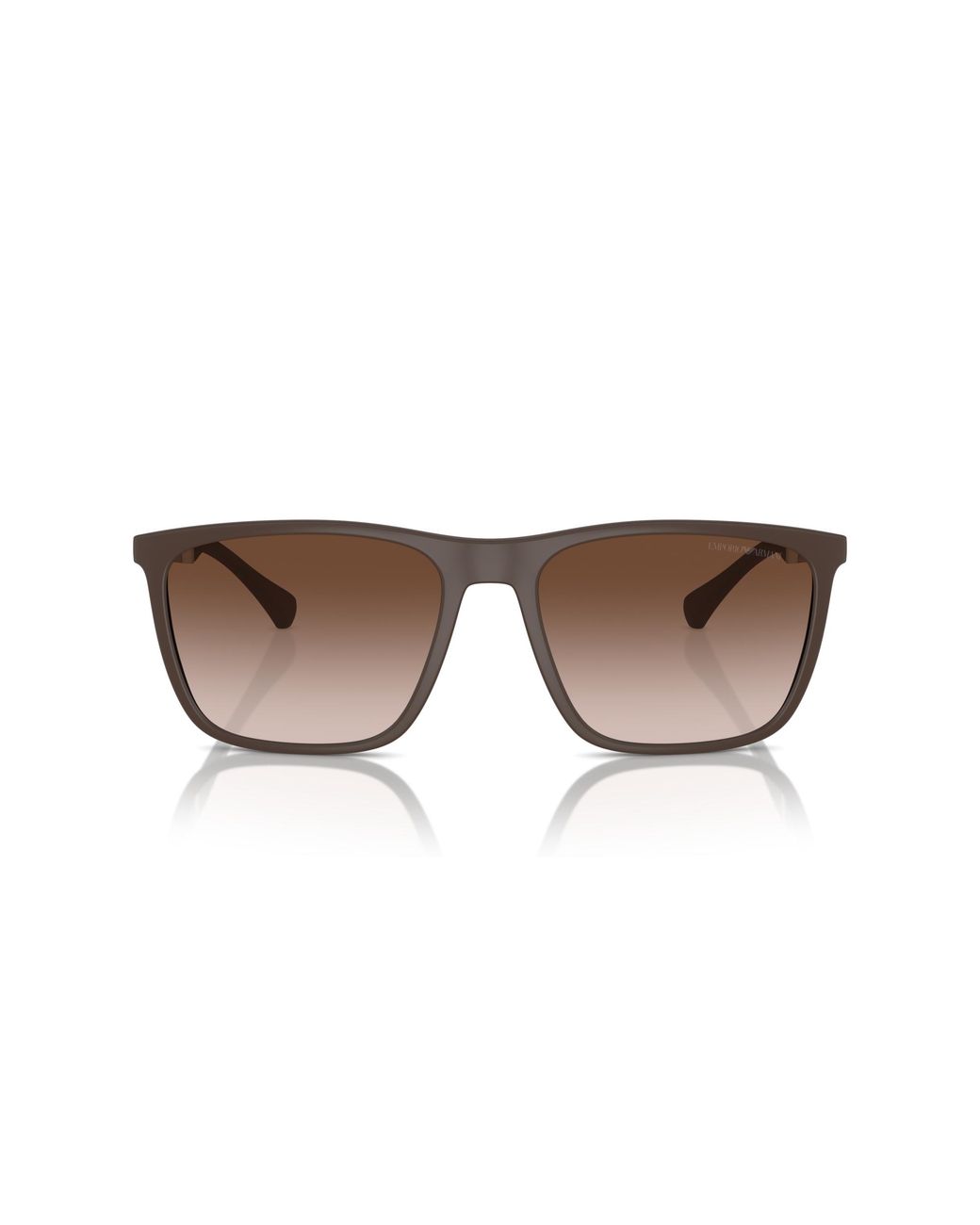 Emporio Armani Black Ea4150 534213 Sunglasses Injected Squared Normal Shaded for men