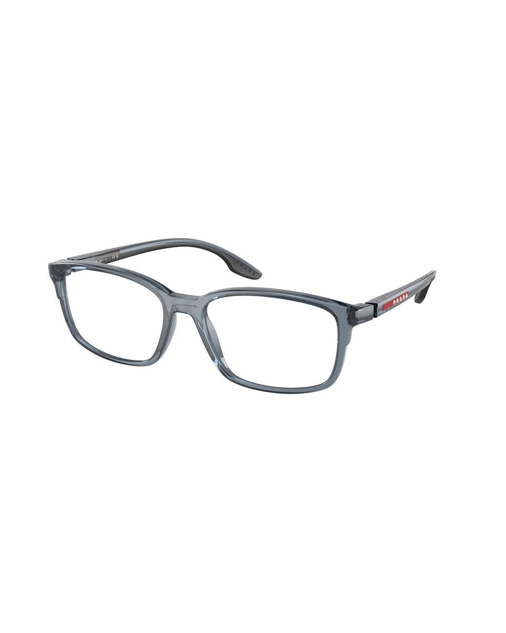 Prada Linea Rossa Black Ps 01Pv Czh1O1 Optical Frames Plastic Squared for men