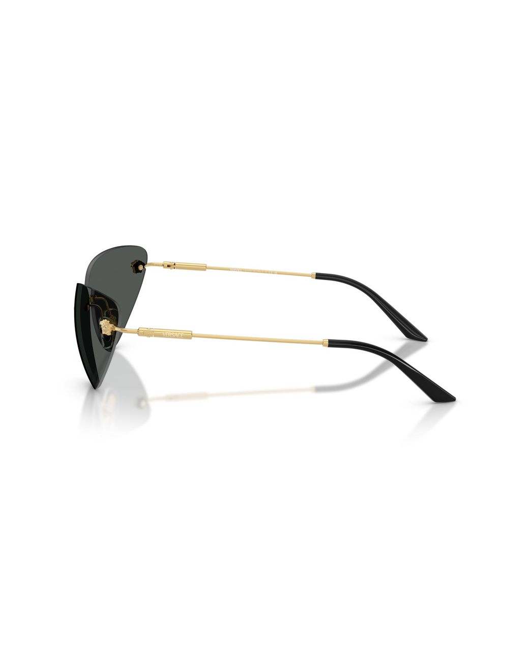 Versace Black Ve2281 100287 Sunglasses Metal Cat Eye Normal