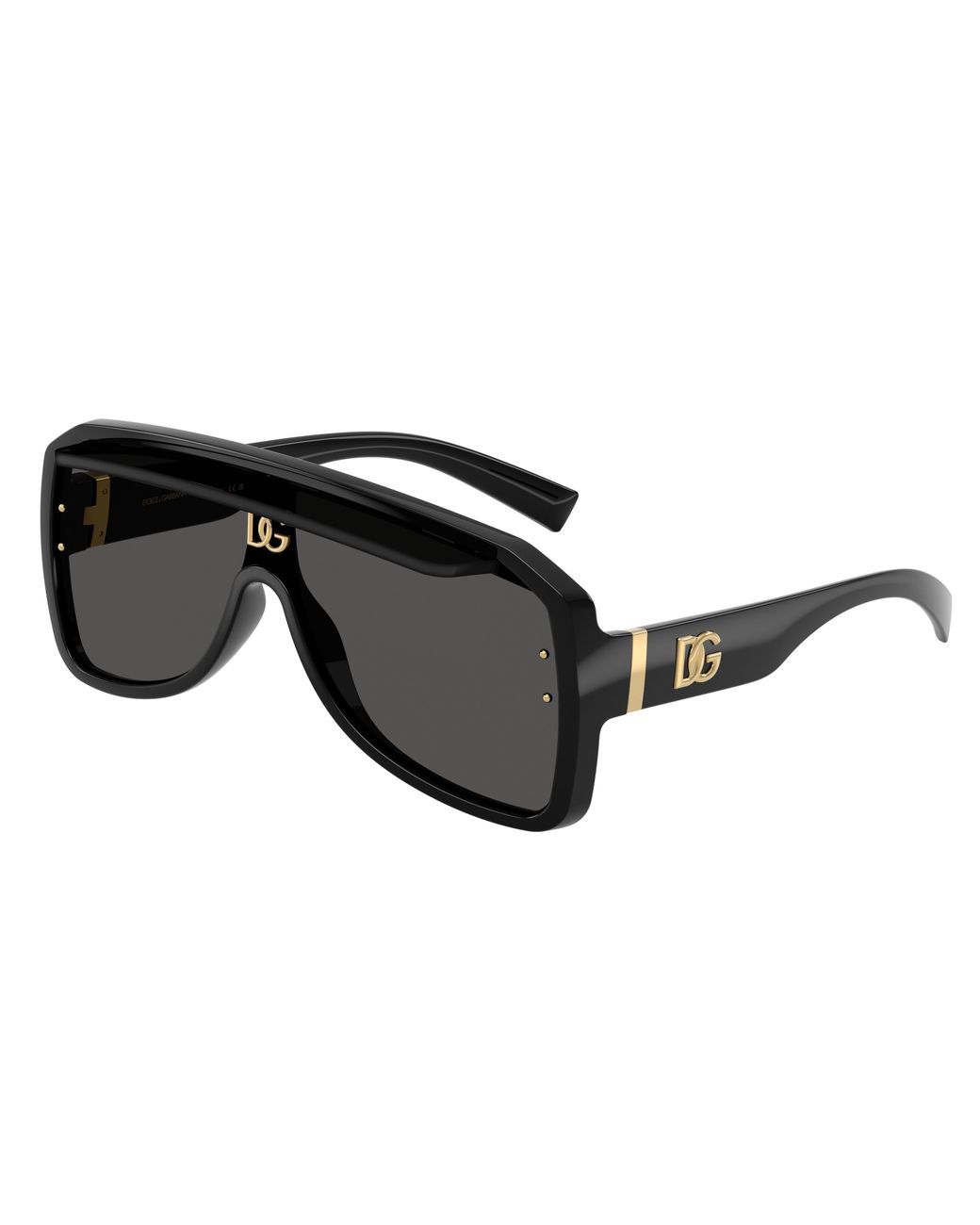 Dolce & Gabbana Black Dg6205 501/87 Sunglasses Injected Pilot Normal