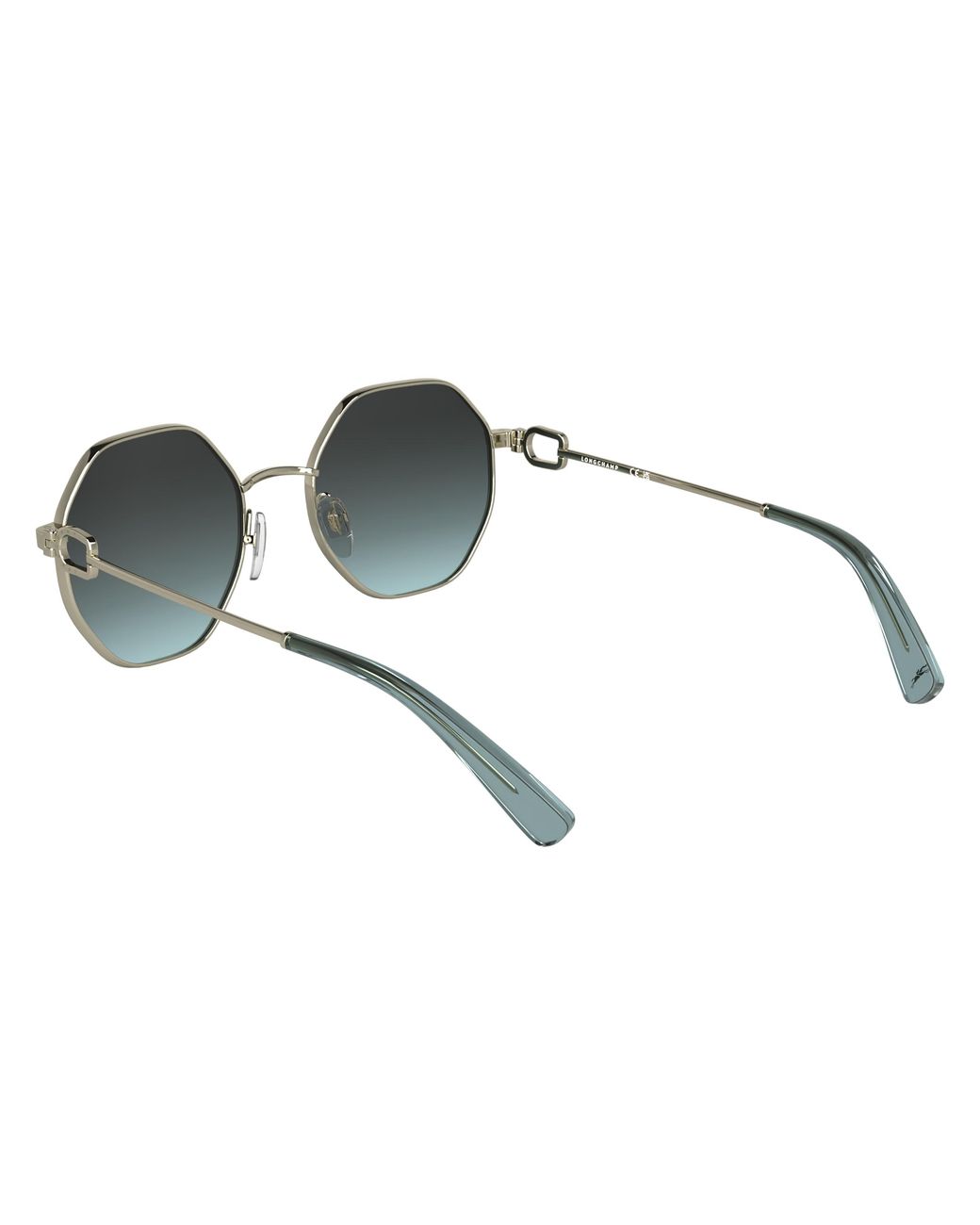 Longchamp Black Lo179S 729 Sunglasses Metal Round Normal Shaded