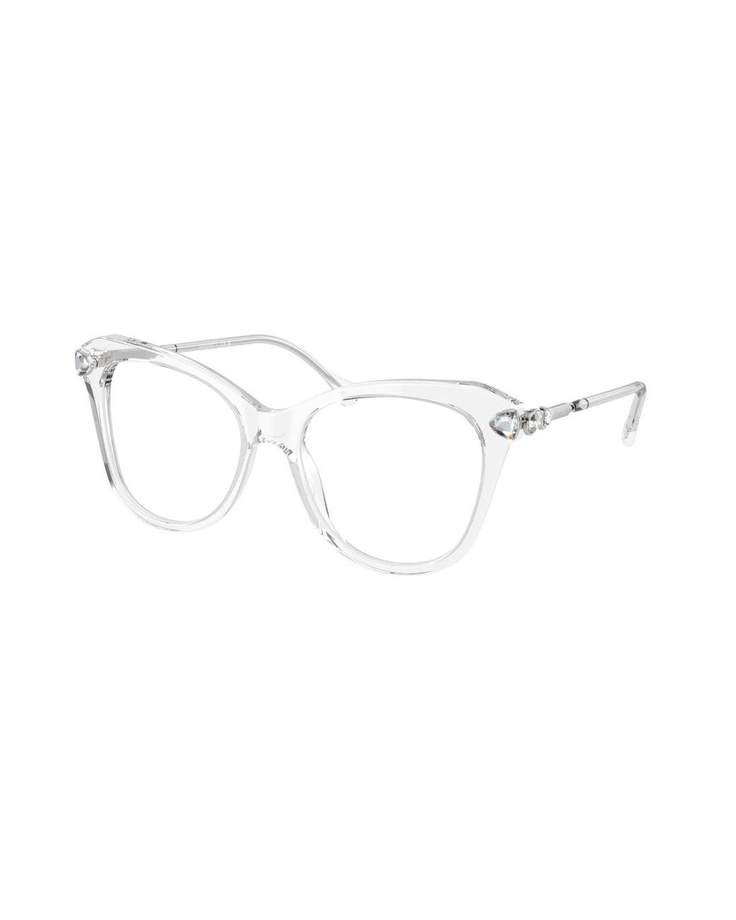 Swarovski Black Sk2012 1027 Optical Frames Acetate Geometric Normal