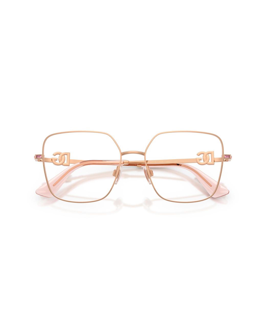 Dolce & Gabbana Black Dg1367B 1298 Optical Frames Metal Transparent Squared Normal