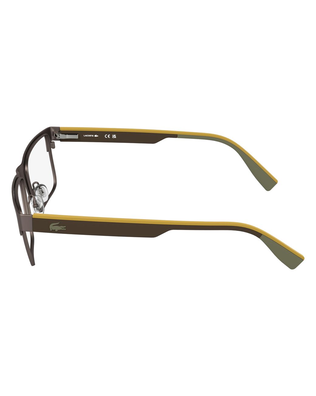 Lacoste Black L2318 264 Optical Frames Metal Squared Normal for men