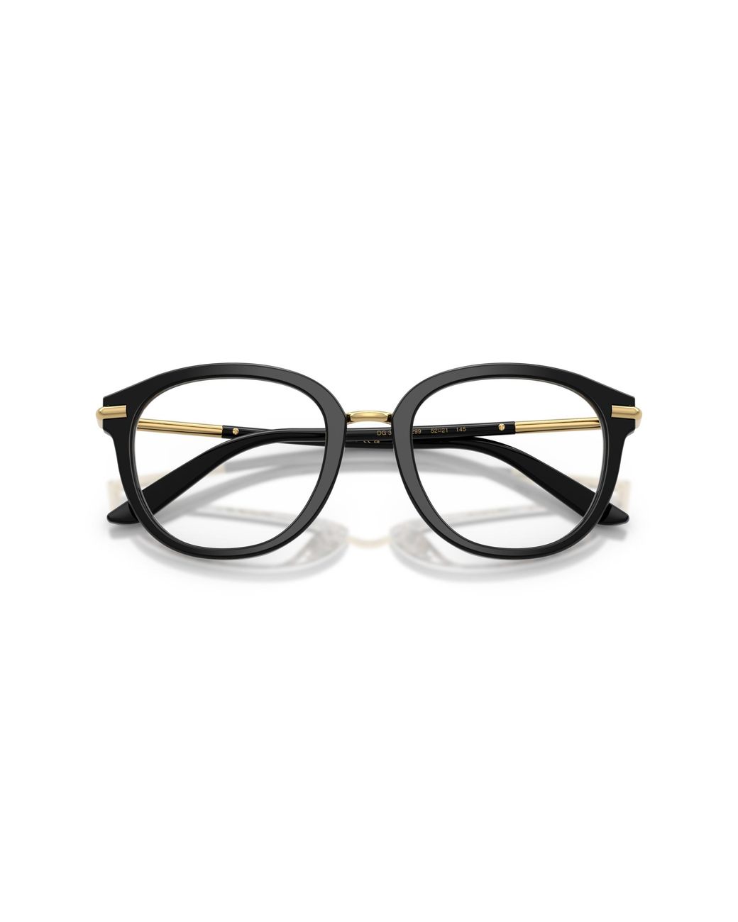 Dolce & Gabbana Black Dg3410 3217 Optical Frames Acetate Pantos Normal