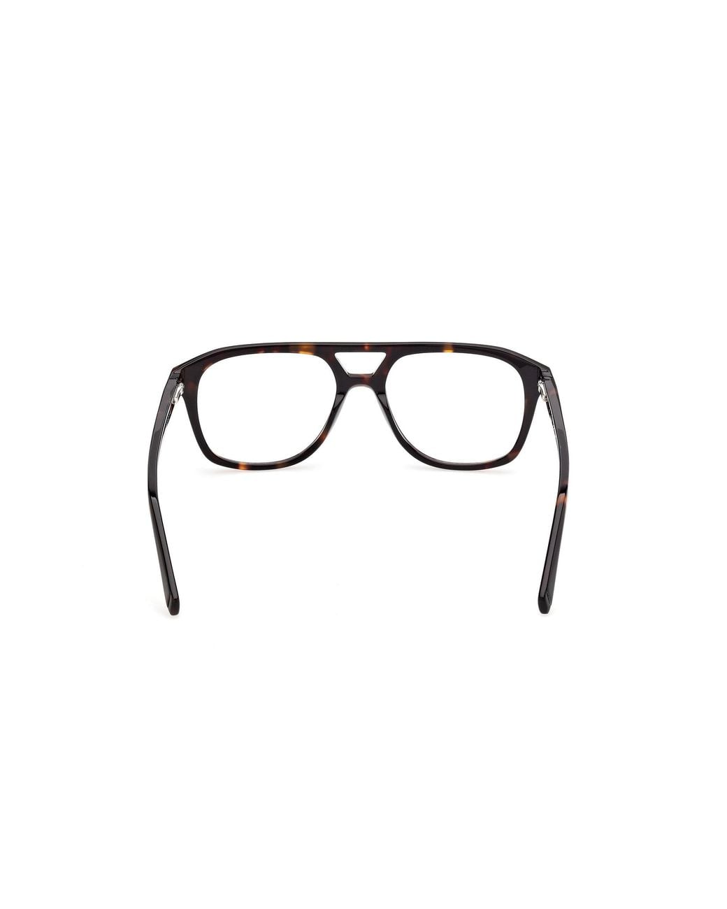 Guess Black Gu50447 52 Optical Frames Acetate Pilot Normal for men
