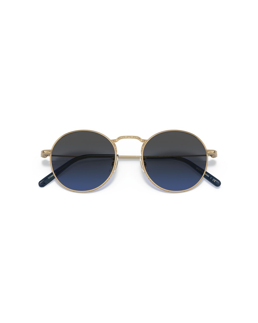 Oliver Peoples Black Ov1282St Weslie Sun 5292P4 Sunglasses Titanium Round Polarized for men