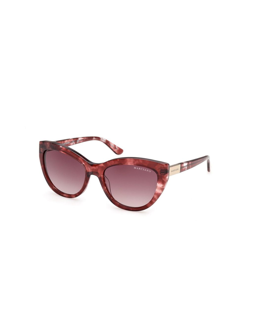 Guess Black Gm00045 71T Sunglasses Acetate Cat Eye Normal