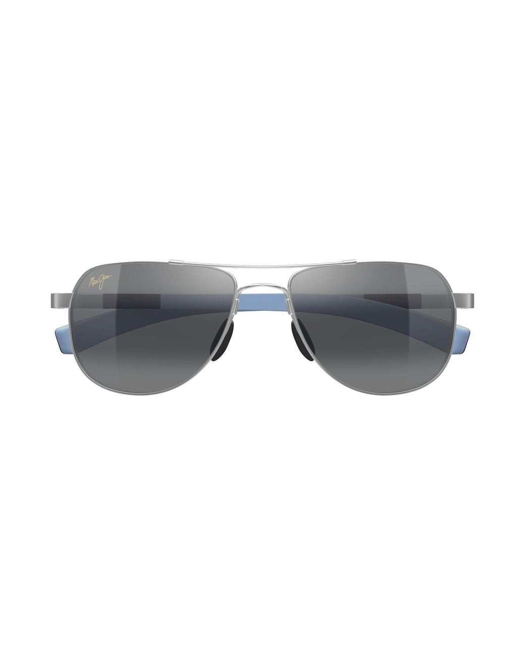 Maui Jim Black Mj0327S 001 Occhiali Da Sole Grigio Squadrata