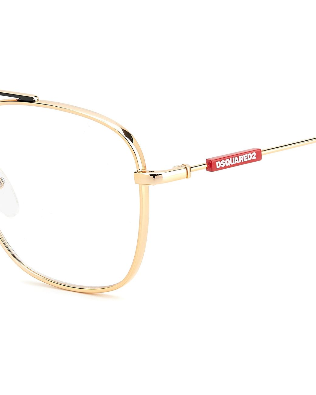 DSquared² Black D2 0047 Rhl Optical Frames Steel Squared for men