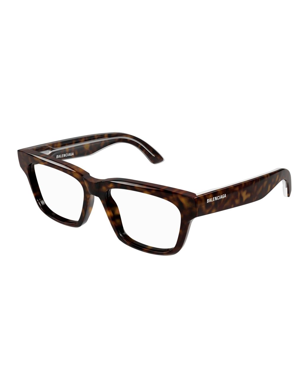 Balenciaga Black Bb0343O 002 Optical Frames Acetate Transparent Squared
