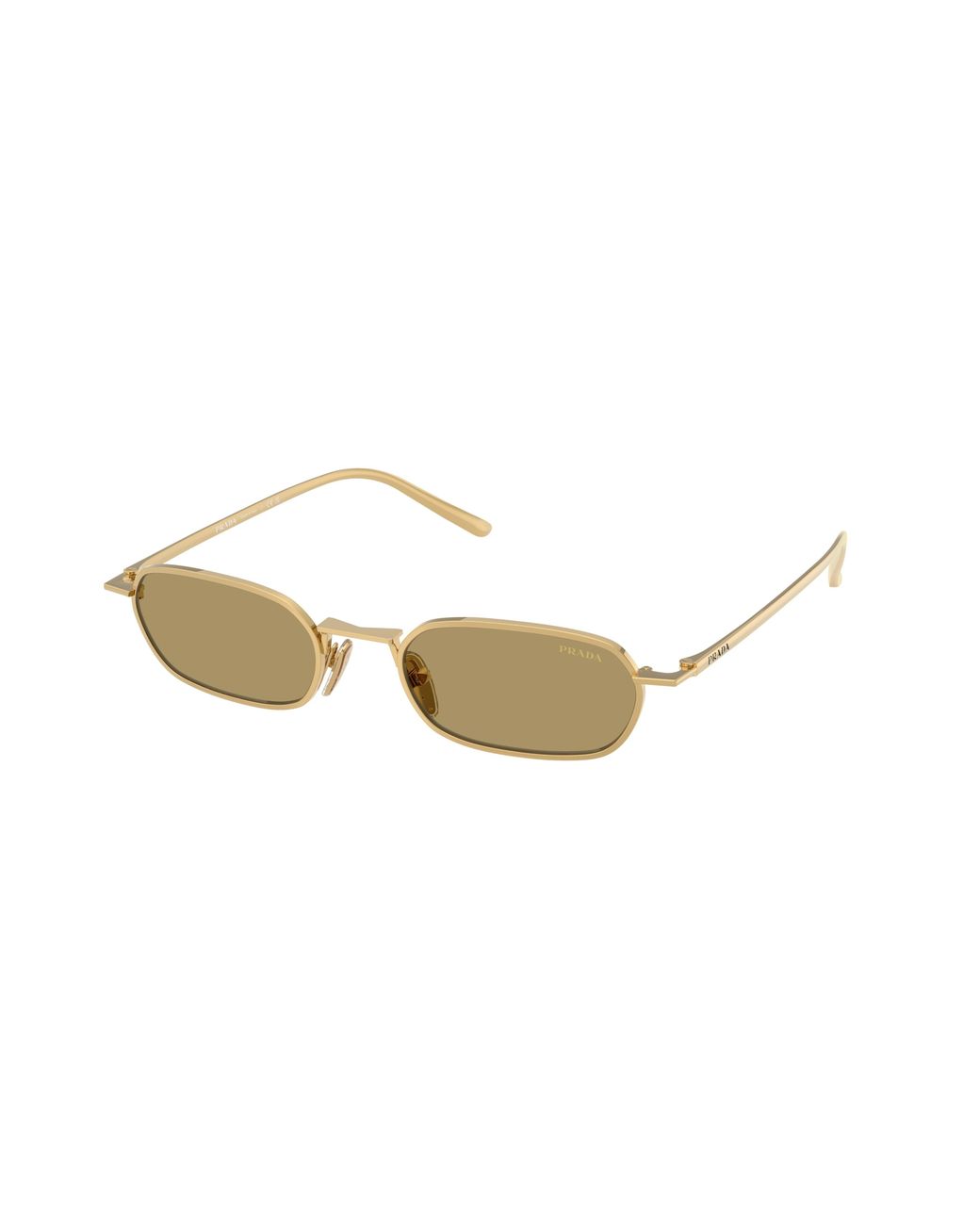 Prada Black Pr D58S 5Ak70G Sunglasses Metal Round Normal