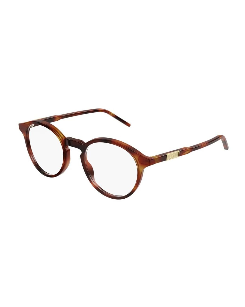 Gucci Black Gg1160O 003 Optical Frames Acetate Round for men