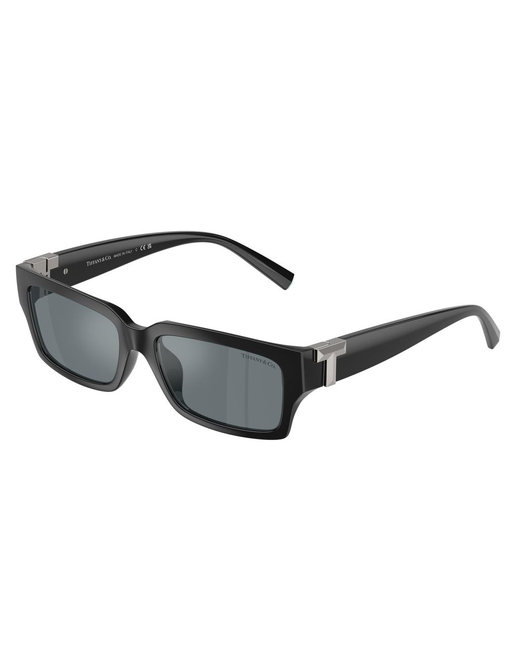 Tiffany & Co Black Tf4226U 80016G Sunglasses Injected Squared Mirrored