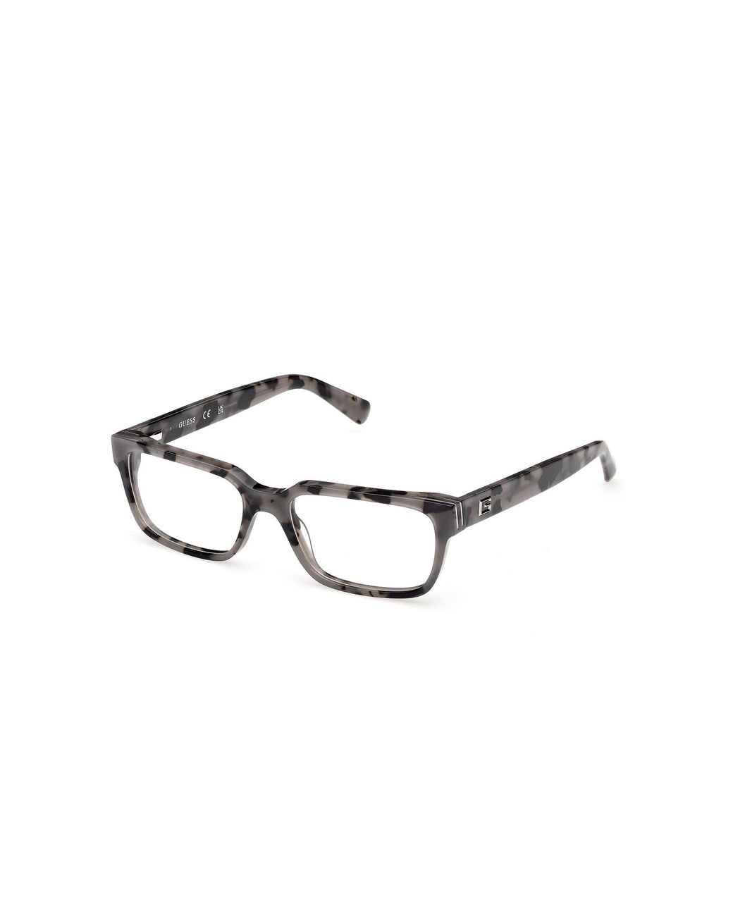 Guess Black Gu50329 020 Optical Frames Acetate Squared Normal for men