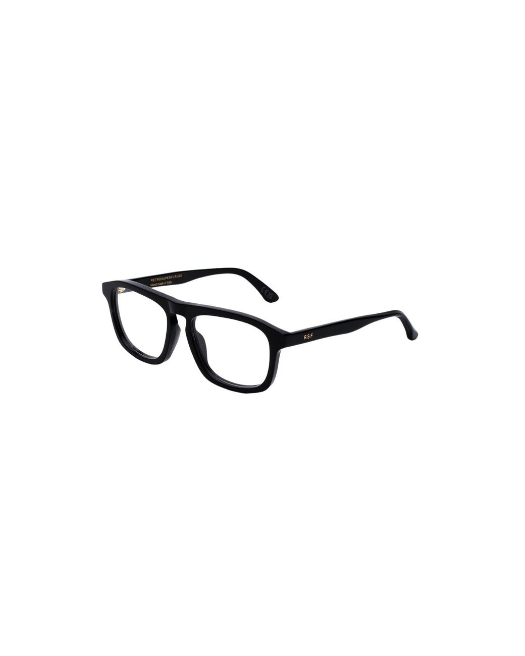 Retrosuperfuture Black Tj9 Numero 123 Optical Frames Acetate Squared