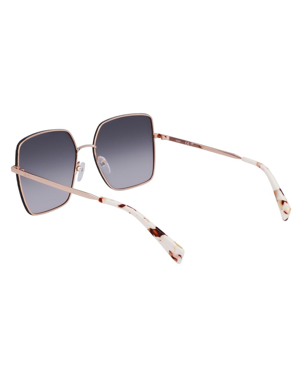 Liu Jo Black Lj158S 770 Sunglasses Metal Squared Normal Shaded