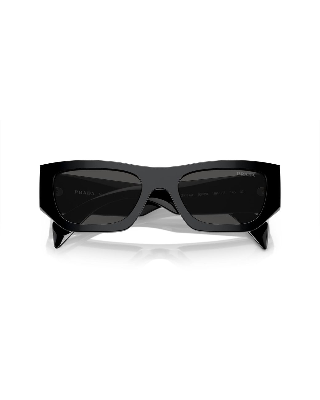 Prada Black Pr A01S 16K08Z Sunglasses Acetate Pillow Normal