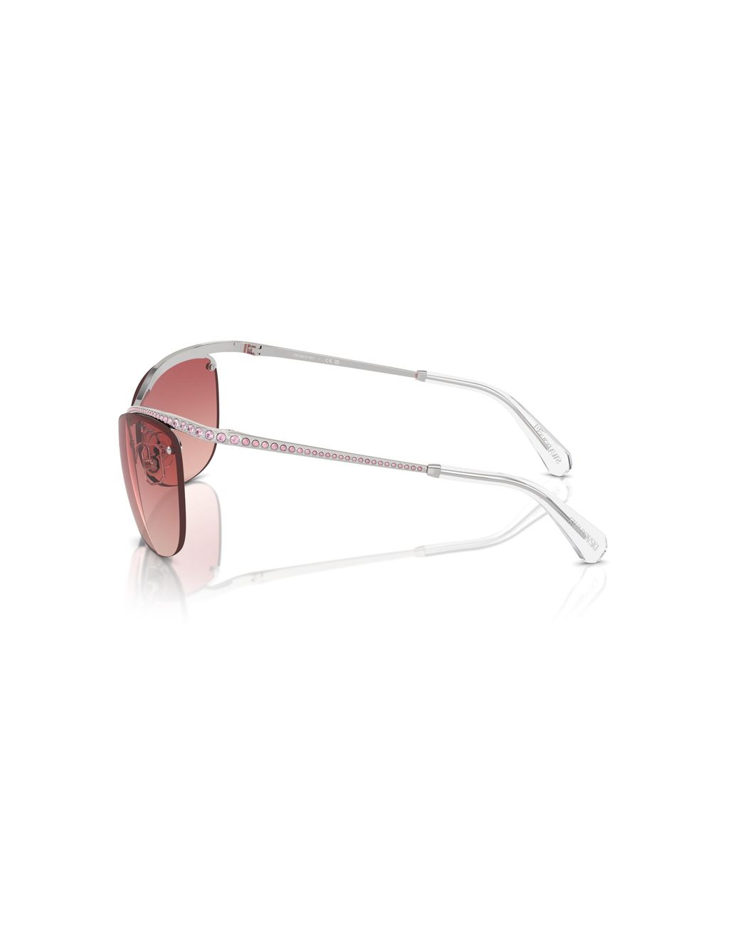 Swarovski Black Sk7018 4001A5 Sunglasses Metal Geometric Normal Shaded