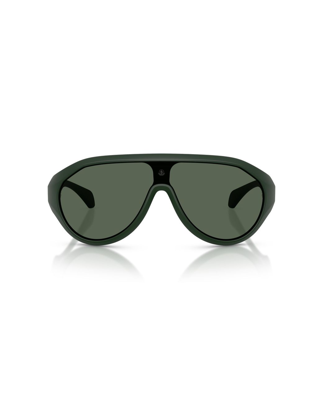Moncler Green Me8009U Bombolle 502971 Sunglasses Injected Round Normal