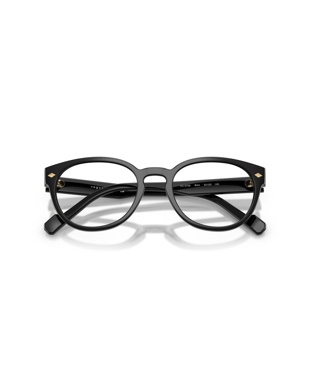 Vogue Eyewear Black Vo5756 W44 Optical Frames Nylon Transparent Pantos Normal for men
