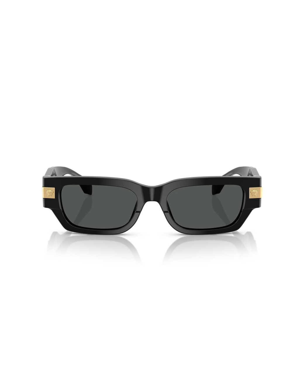 Versace Black Ve4465 Gb1/87 Sunglasses Acetate Squared Normal for men