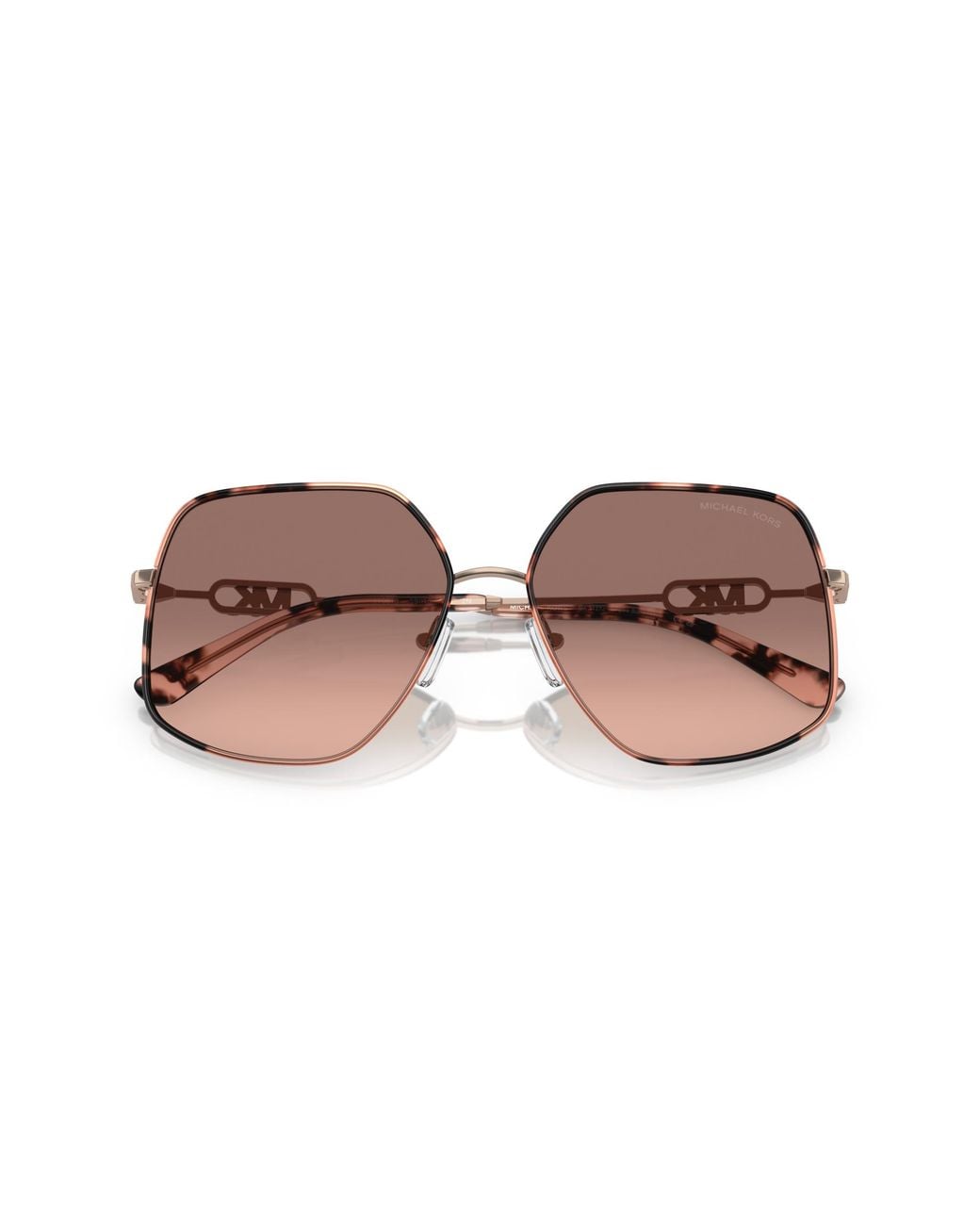 Michael Kors Black Mk1127J Empire Butterfly 110813 Sunglasses Metal Geometric Normal Shaded
