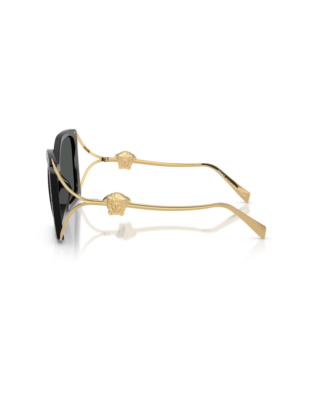 Versace Black Ve4502U 550787 Sunglasses Injected Squared Normal