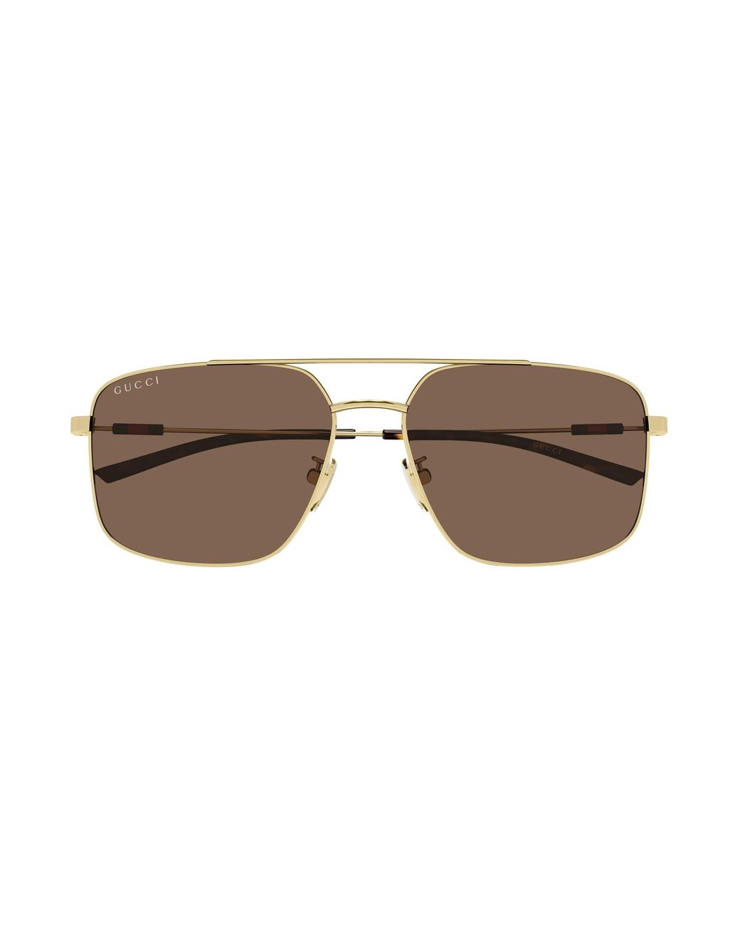 Gucci Black Gg2096Sa 004 Sunglasses Metal Squared for men