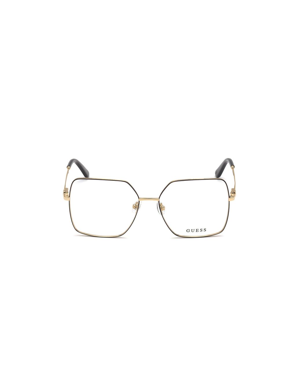 Guess Black Gu2824 001 Optical Frames Metal Squared Normal