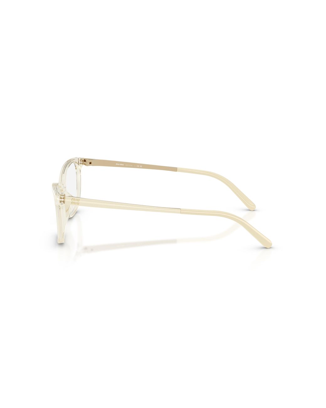 Miu Miu Black Mu 09Zv 12X1O1 Optical Frames Acetate Transparent Cat Eye Normal