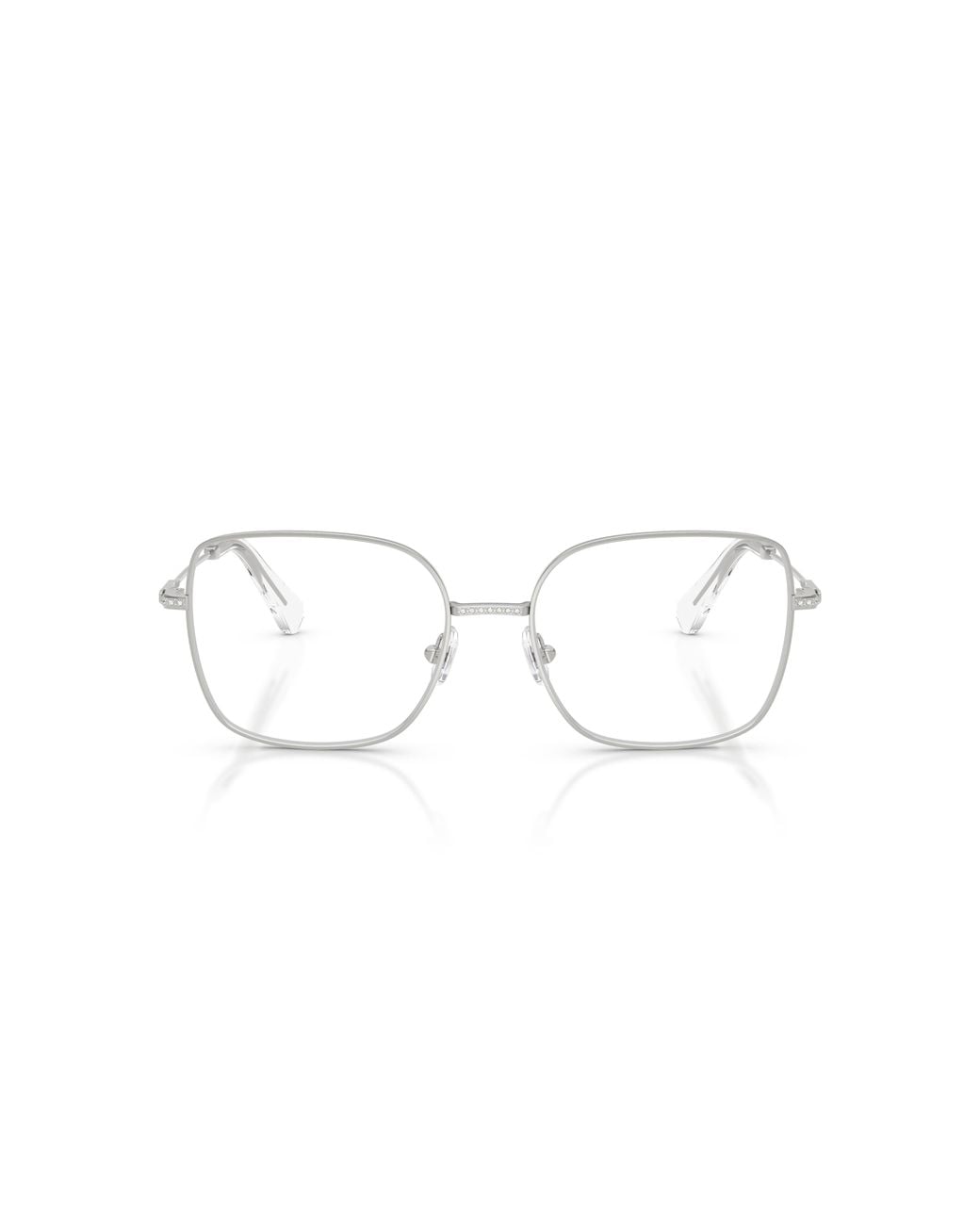Swarovski Black Sk1041 4001 Optical Frames Metal Transparent Squared Normal