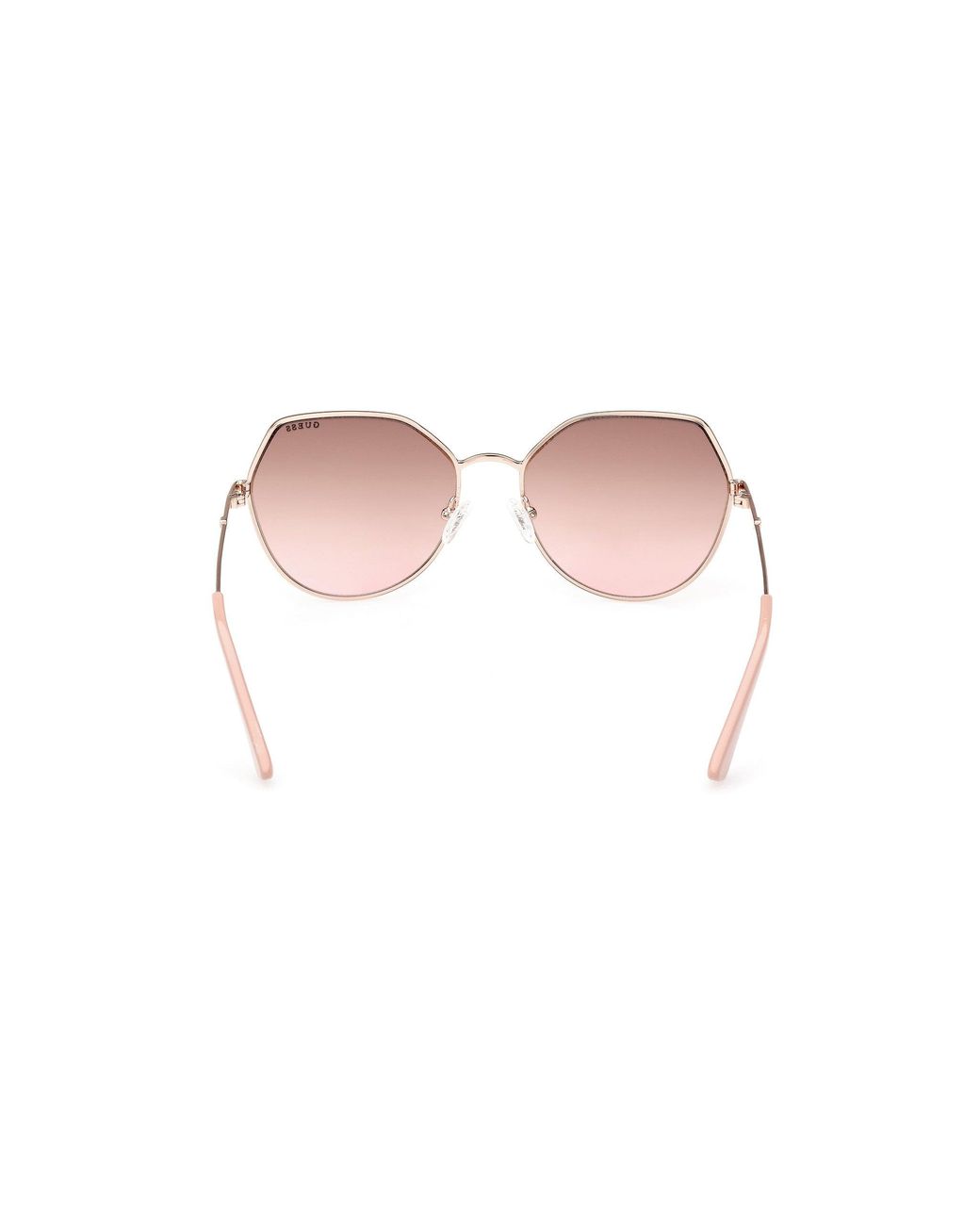Guess Black Gu7867 32F Sunglasses Metal Geometric Normal Shaded
