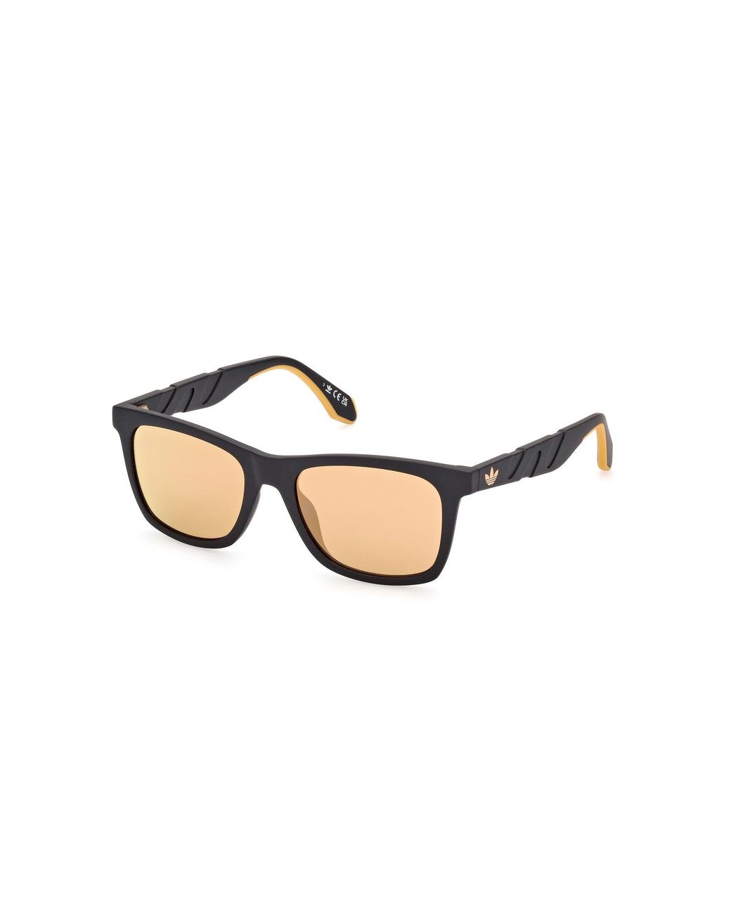 Adidas Black Or0101 02G Sunglasses Injected Squared Normal Mirror