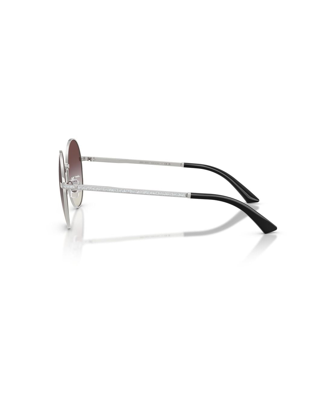 Jimmy Choo Black Jc4028J 30026I Sunglasses Metal Round Mirror Nuanced