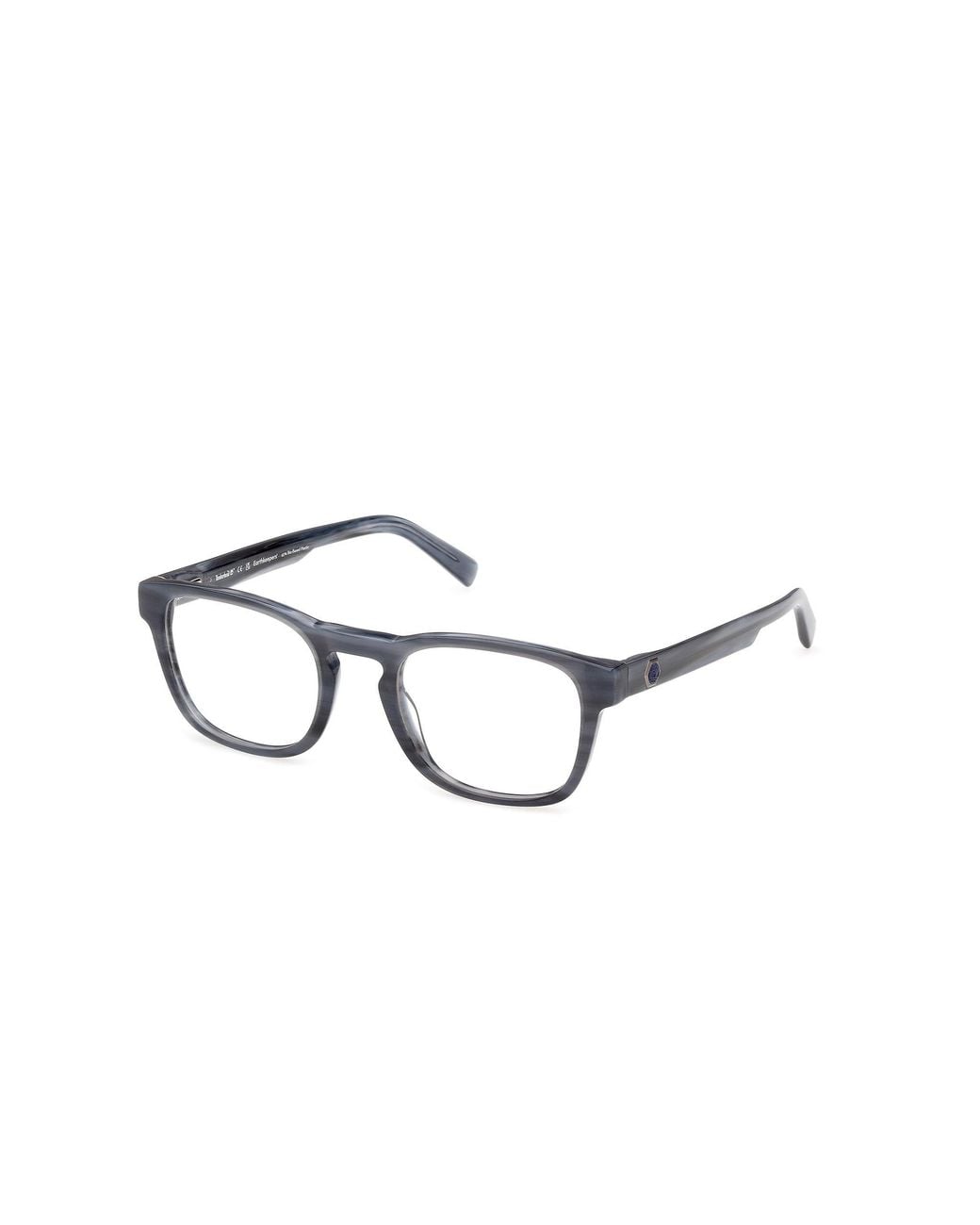 Timberland Black Tb50125 65 Optical Frames Acetate Round Normal for men