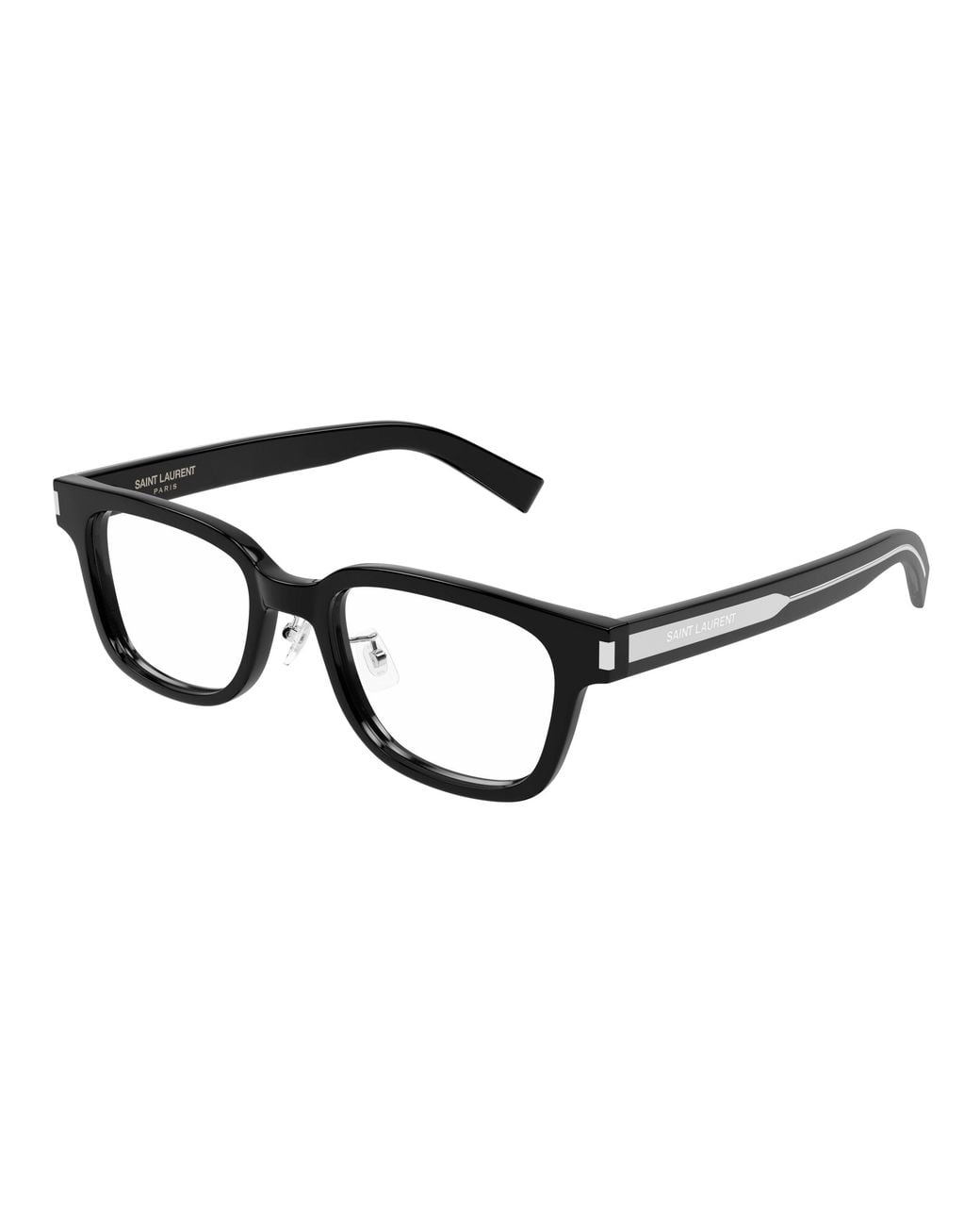 Saint Laurent Black Sl 723/J 004 Optical Frames Acetate Transparent Squared