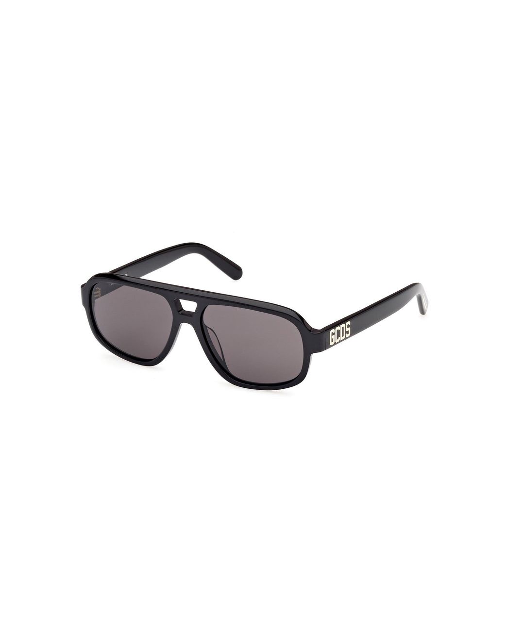 Gcds Black Gd0046 01A Sunglasses Acetate Smoke Pilot Normal
