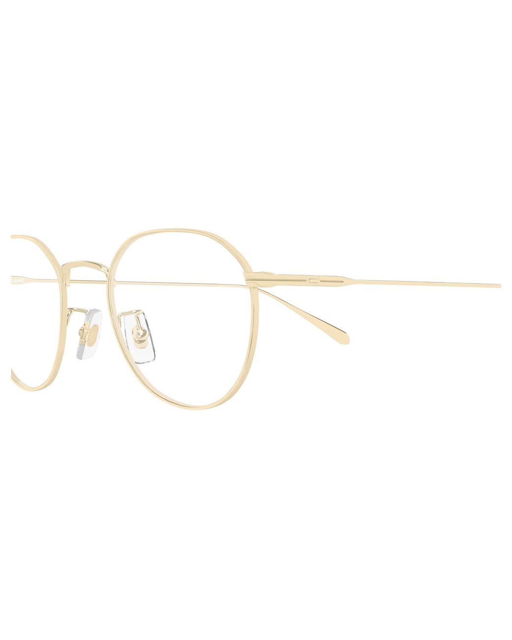 Montblanc Black Mb0476Oa 001 Optical Frames Metal Transparent Geometric for men